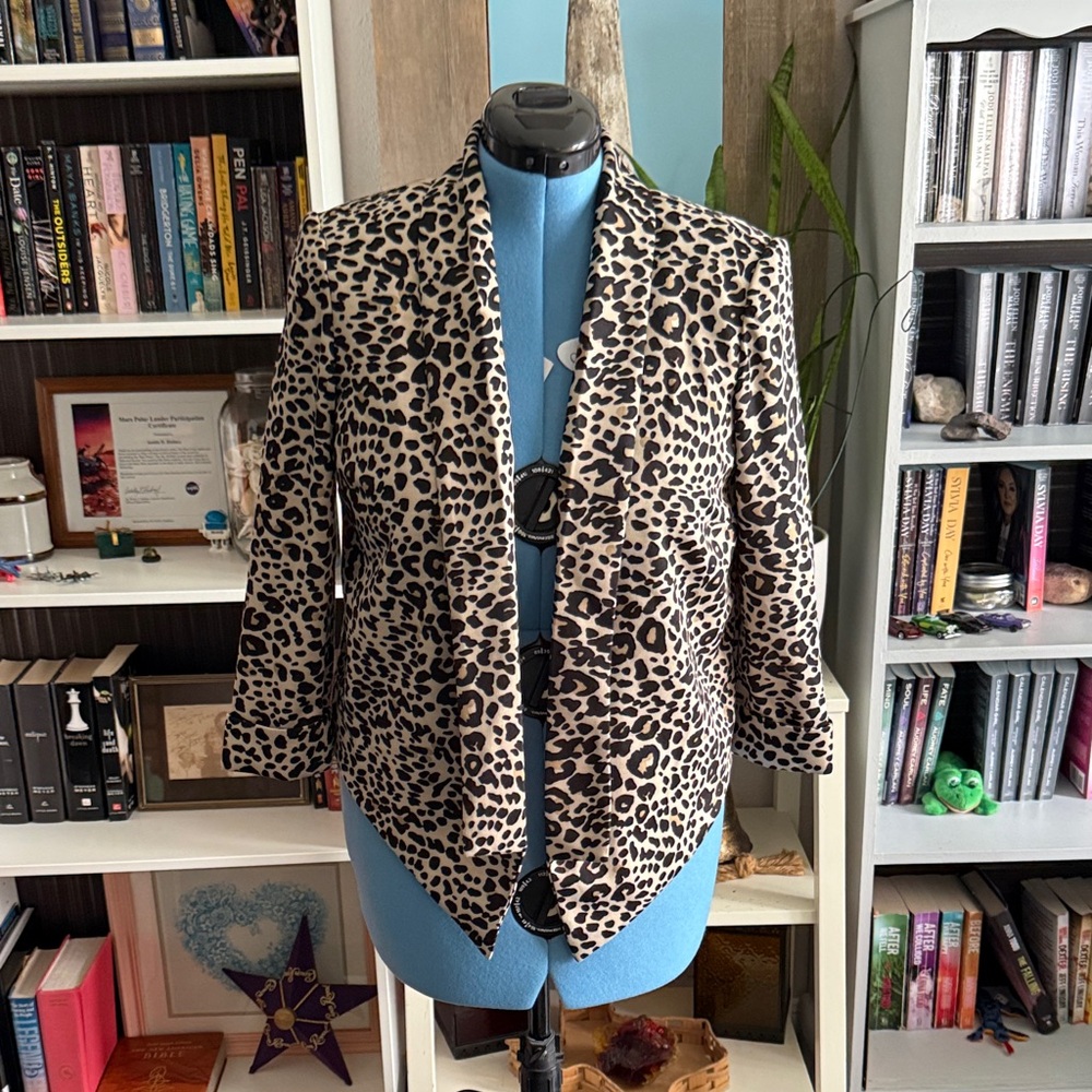 Cato Leopard Print Blazer